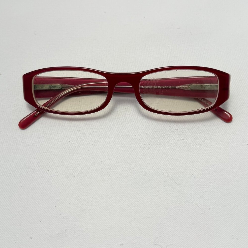 Ralph Lauren Red Eyeglasses - Frames only